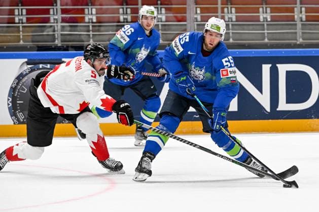 Ice Hockey, World Championship, Slovenia - Canada