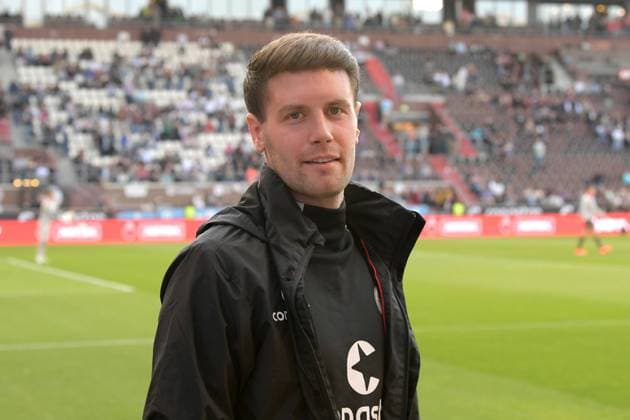 Soccer I 2 Bundesliga I Men I Season 2022 2023 I 32 Matchday I FC St Pauli Fortuna Düsseldorf I 13 05 2023 Coach FC St Pauli FABIAN HÜRZELER Hamburg Millerntor Stadion Hamburg Germany Copyright: xLOBECA NorbertxGettschatx