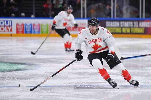 LATVIA, RIGA - 14.05.23: LUCIC Milan. Game Slovenia vs Canada. IIHF 2023 Ice hockey, Eishockey World Championship, WM, Weltmeisterschaft at Arena Riga  Copyright: xVITALIIxKLIUIEVx