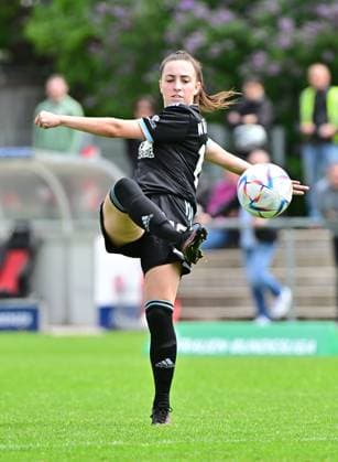 14 05 2023 football women season 2022 2023 2 Bundesliga 24 matchday 1 FC Nürnberg FCN Club 1 FC Köln II Sportfoto Zink MeZi xmexzix regulations prohibit any use of photographs as image sequences and or quasi video Rebekka Salfelder 15, 1 FC Nürnberg FCN