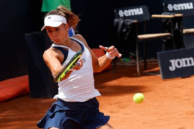 Julia Grabher (AUT) against Daria Kasatkina during Internazionali BNL d Italia (day7), Tennis Internationals in Rome, Italy, May 14 2023  Copyright: xAgnxFoto LiveMediax xipa-agency.x xLivexMediax 0 IPA_IPA37926925