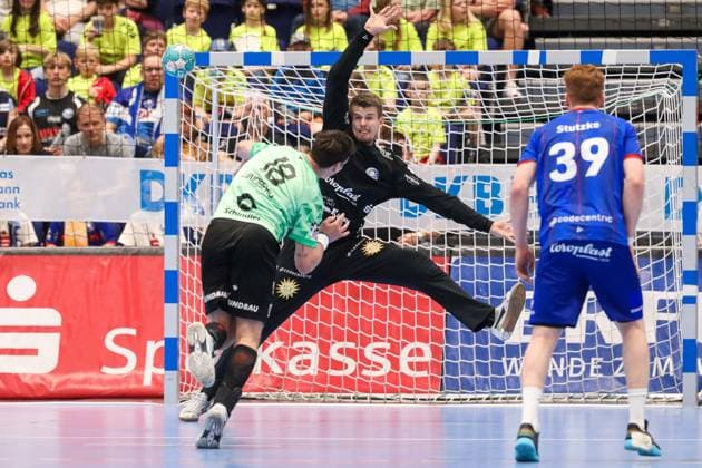 1 Bundesliga Handball Bergischer HC vs Füchse Berlin, 14 05 2023 Christopher Rudeck 1 Bergischer HC 1 Bundesliga Handball Bergischer HC vs Füchse Berlin 14 05 2023 in Dusseldorf Copyright: xBEAUTIFULxSPORTS KennyxBeelex