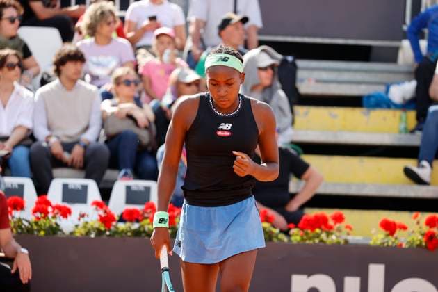 14th May 2023; Foro Italico, Rome, Italy: ATP, Tennis Herren 1000 Masters Rome, Day 7; Coco Gauff (USA) against Maria Bouzkova (CZE)  ActionPlus12510434 NaFoto