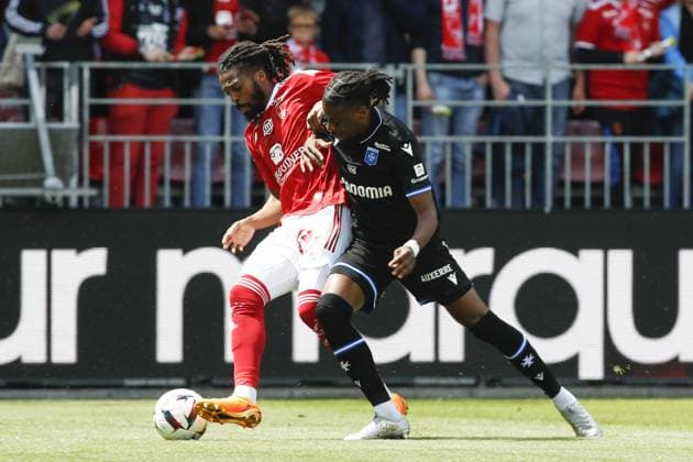 Football, Stade Brest - AJ Auxerre