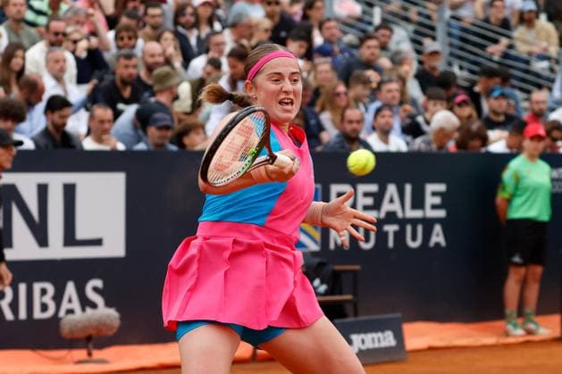 Tennis Internationals - Internazionali BNL d Italia (day8) Jelena Ostapenko (LAT) against Daria Kasatina during Internazionali BNL d Italia (day8), Tennis Internationals in Rome, Italy, May 15 2023 Rome Foro Italico Italy Copyright: xAgnxFotox xLiveMediax LPS_939784