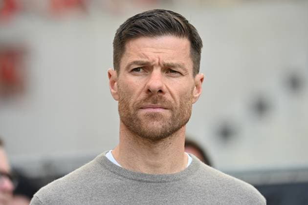 Trainer Xabi ALONSO (Bayer Leverkusen), Einzelbild,angeschnittenes Einzelmotiv,Portraet,Portrait,Porträt. Fussball 1. Bundesliga Saison 2022 2023, 32.Spieltag, Spieltag32, VFB Stuttgart-Bayer Leverkusen 1-1 am 14.05.2023, Mercedes Benz Arena Stuttgart *** Coach Xabi ALONSO Bayer Leverkusen, single picture, cut single motive, Portraet, portrait, portrait football 1 federal league season 2022 2023, 32 matchday, matchday32, VFB Stuttgart Bayer Leverkusen 1 1 on 14 05 2023, Mercedes Benz Arena Stuttgart