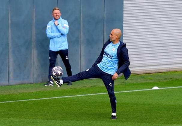 Football, CL, Manchester City, Training