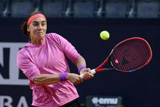 Photo Fabrizio Corradetti LaPresse May 16 2023 Rome, Italy Tennis Internazionali BNL d Italia 2023 Beatriz Haddad Maia (BRA) vs Anhelina Kalinina (UKR) In the pic: Anhelina Kalinina (UKR)  Copyright: xFabrizioxCorradettix xLaPressex