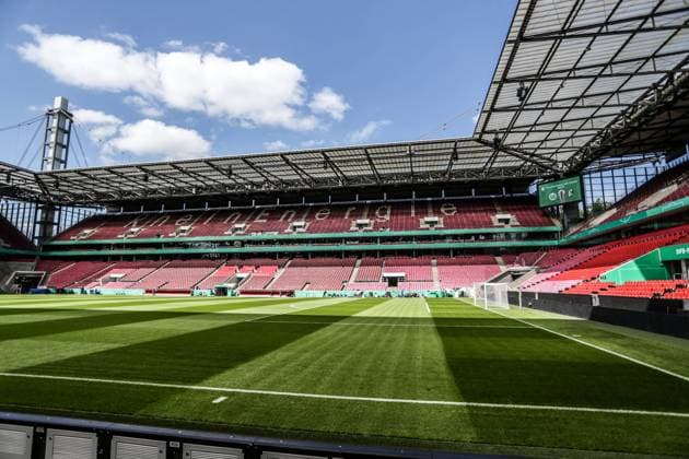 Sports, football, DFB Cup womens season 2022 2023 FF27 women in football forum at DFB Cup womens final VfL Wolfsburg SC Freiburg 18 05 2023, Rhein Energie Stadion Koeln stadium in Cologne before the game Cologne Rhein Energie Stadion North Rhine Westphalia Germany