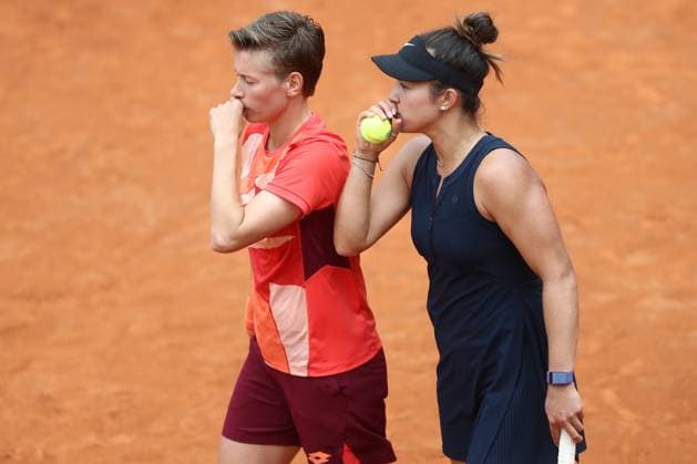 Rome, Italy 18.05.2023: C. GAUF-J. and PEGULA during the match against S. AOYAMA - E. SHIBAHARA at the Women™s Internazionali BNL d Italia, WTA, Tennis Damen 1000, day 7, women™s double tennis tournament at Foro Italico in Rome, Italy on May 18th, 2023.  Copyright: xmarcoxiacobuccix xipa-agency.netx xmarcoxiacobuccix 0 IPA_IPA38023686