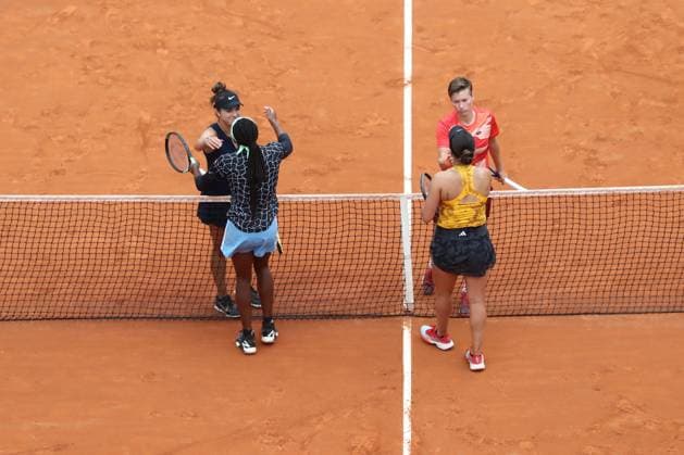 Rome, Italy 18.05.2023: C. GAUF-J. and PEGULA during the match against S. AOYAMA - E. SHIBAHARA at the Women™s Internazionali BNL d Italia, WTA, Tennis Damen 1000, day 7, women™s double tennis tournament at Foro Italico in Rome, Italy on May 18th, 2023.  Copyright: xmarcoxiacobuccix xipa-agency.netx xmarcoxiacobuccix 0 IPA_IPA38023790