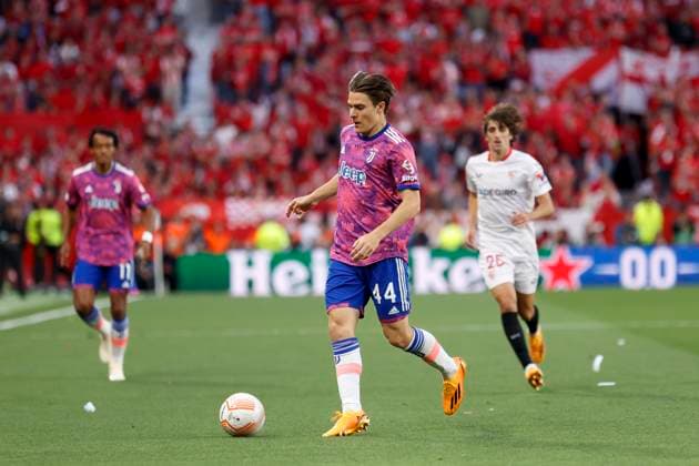 May 18, 2023, Seville, Spain: ARKADIUSZ MILIK of Juventus (C) in action during the Europa League Semi-finals (2nd leg) soccer match between Sevilla FC and Juventus at the Ramon Sanchez Pizjuan Stadium Seville Spain - ZUMAa142 20230518_zap_a142_003 Copyright: xDanielxGonzalezxAcunax