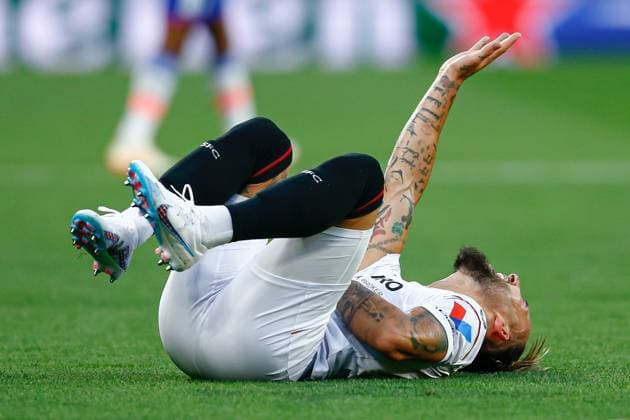 Mandatory Credit: Photo by Pressinphoto Shutterstock (13919470o) Nemanja Gudelj of Sevilla FC Sevilla FC V Juventus, UEFA Europa League, Semi-Finals, 2nd leg. Football, Ramon Sanchez Pizjuan Stadium, Sevilla, Spain - 18 May 2023 Editorial use only Sevilla FC V Juventus, UEFA Europa League, Semi-Finals, 2nd leg. Football, Ramon Sanchez Pizjuan Stadium, Sevilla, Spain - 18 May 2023 Editorial use only Copyright: xPressinphoto Shutterstockx 13919470o