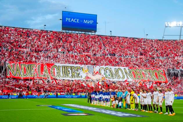 Photo Juan Jos& xe8; Ubeda LaPresse May 18, 2023 - Sevilla, Spain - Soccer - Siviglia Vs FC Juventus - UEFA Europa League 2022 2023 semi final second leg - Stadio Ram& xf3;n S& xe1;nchez Pizju& xe1;n. In the photo: teams  Copyright: xJuanxJos& xe8;xUbeda LaPresse Jux