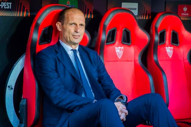 Photo Juan Jos& xe8; Ubeda LaPresse May 18, 2023 - Sevilla, Spain - Soccer - Siviglia Vs FC Juventus - UEFA Europa League 2022 2023 semi final second leg - Stadio Ram& xf3;n S& xe1;nchez Pizju& xe1;n. In the photo: Massimiliano Allegri (Juventus)  Copyright: xJuanxJos& xe8;xUbeda LaPresse Jux