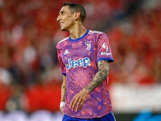 Mandatory Credit: Photo by Pressinphoto Shutterstock (13919470t) Angel Di Maria of Juventus Sevilla FC V Juventus, UEFA Europa League, Semi-Finals, 2nd leg. Football, Ramon Sanchez Pizjuan Stadium, Sevilla, Spain - 18 May 2023 Editorial use only Sevilla FC V Juventus, UEFA Europa League, Semi-Finals, 2nd leg. Football, Ramon Sanchez Pizjuan Stadium, Sevilla, Spain - 18 May 2023 Editorial use only Copyright: xPressinphoto Shutterstockx 13919470t