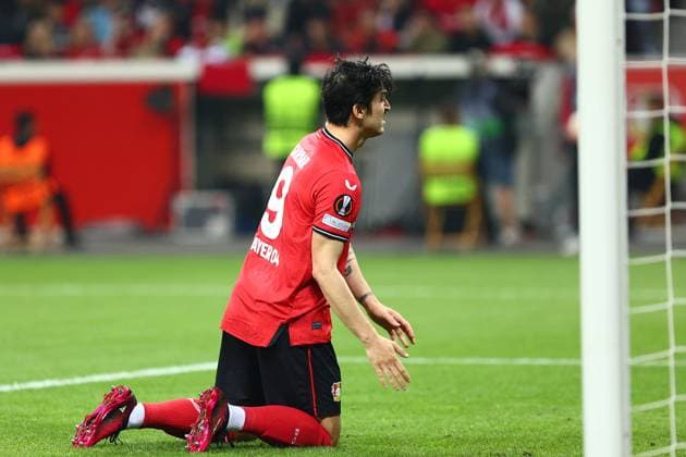 Sardar Azmoun Bayer 04 Leverkusen Bayer 04 Leverkusen vs AS Roma, football, european league, semifinal, second leg, 2022 2023 season, 18 05 2023 photo kolbert press Ant Palmer Leverkusen NRW Germany Copyright: xkolbert-press AntxPalmerx