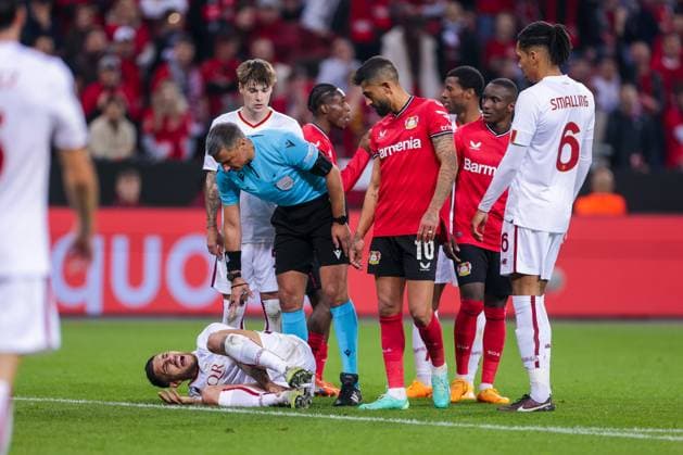 18 05 2023, Football, 2022 2023 season, UEFA Europa League, Semifinals, UEL, Bayer 04 Leverkusen AS Rome, Lorenzo Pellegrini AS Rome time play , Leverkusen BayArena NRW Germany xRHR PHOTO DEx Copyright: RHR-FOTO DennisxEwertx RHR-FOTO DE