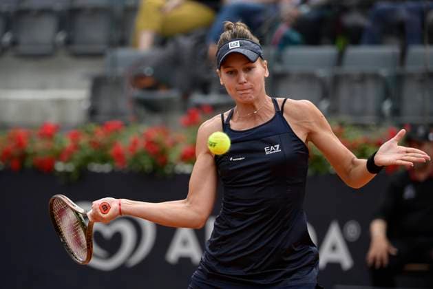Photo Fabrizio Corradetti LaPresse May 19 2023 Rome, Italy Tennis Elena Kudermetova (RUS) vs Anhelina Kalinina (UKR) In the pic: Elena Kudermetova (RUS)  Copyright: xFabrizioxCorradettix xLaPressex