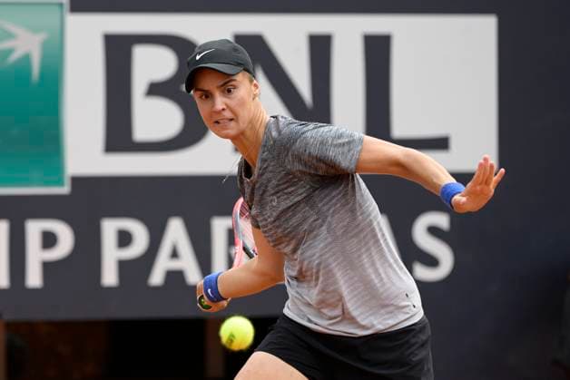 Photo Fabrizio Corradetti LaPresse May 19 2023 Rome, Italy Tennis Elena Kudermetova (RUS) vs Anhelina Kalinina (UKR) In the pic: Anhelina Kalinina (UKR)  Copyright: xFabrizioxCorradettix xLaPressex