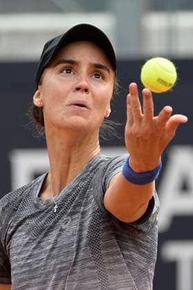 Photo Fabrizio Corradetti LaPresse May 19 2023 Rome, Italy Tennis Elena Kudermetova (RUS) vs Anhelina Kalinina (UKR) In the pic: Anhelina Kalinina (UKR)  Copyright: xFabrizioxCorradettix xLaPressex