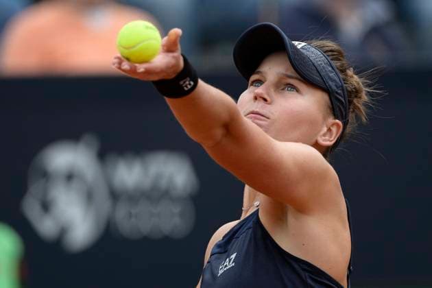 Photo Fabrizio Corradetti LaPresse May 19 2023 Rome, Italy Tennis Elena Kudermetova (RUS) vs Anhelina Kalinina (UKR) In the pic: Elena Kudermetova (RUS)  Copyright: xFabrizioxCorradettix xLaPressex