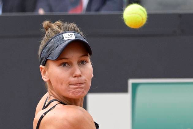 Photo Fabrizio Corradetti LaPresse May 19 2023 Rome, Italy Tennis Elena Kudermetova (RUS) vs Anhelina Kalinina (UKR) In the pic: Elena Kudermetova (RUS)  Copyright: xFabrizioxCorradettix xLaPressex
