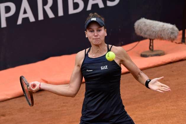 Photo Fabrizio Corradetti LaPresse May 19 2023 Rome, Italy Tennis Elena Kudermetova (RUS) vs Anhelina Kalinina (UKR) In the pic: Elena Kudermetova (RUS)  Copyright: xFabrizioxCorradettix xLaPressex