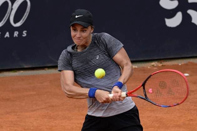 Photo Fabrizio Corradetti LaPresse May 19 2023 Rome, Italy Tennis Elena Kudermetova (RUS) vs Anhelina Kalinina (UKR) In the pic: Anhelina Kalinina (UKR)  Copyright: xFabrizioxCorradettix xLaPressex