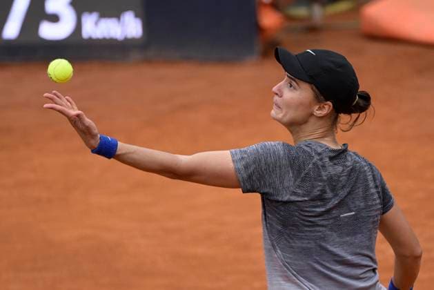Photo Fabrizio Corradetti LaPresse May 19 2023 Rome, Italy Tennis Elena Kudermetova (RUS) vs Anhelina Kalinina (UKR) In the pic: Anhelina Kalinina (UKR)  Copyright: xFabrizioxCorradettix xLaPressex