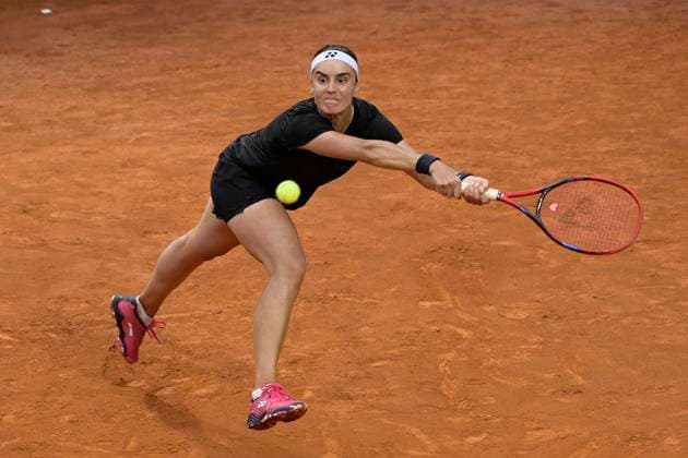 Photo Fabrizio Corradetti LaPresse May 19 2023 Rome, Italy Tennis Elena Kudermetova (RUS) vs Anhelina Kalinina (UKR) In the pic: Anhelina Kalinina (UKR)  Copyright: xFabrizioxCorradettix xLaPressex