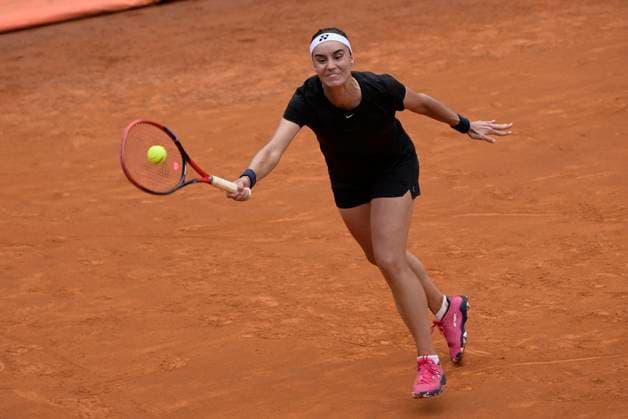 Photo Fabrizio Corradetti LaPresse May 19 2023 Rome, Italy Tennis Elena Kudermetova (RUS) vs Anhelina Kalinina (UKR) In the pic: Anhelina Kalinina (UKR)  Copyright: xFabrizioxCorradettix xLaPressex