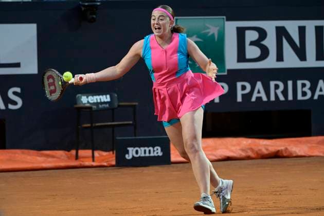 Tennis, WTA Tournament in Rome, Semifinals, Rybakina - Ostapenko