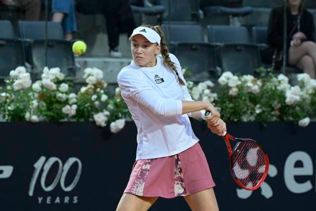 Photo Fabrizio Corradetti LaPresse May 19 2023 Rome, Italy Tennis Elena Rybakina (KAZ) vs Jelena Ostapenko (LAT) In the pic: Elena Rybakina (KAZ)  Copyright: xFabrizioxCorradettix xLaPressex