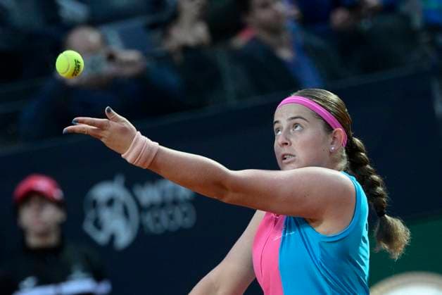 Photo Fabrizio Corradetti LaPresse May 19 2023 Rome, Italy Tennis Elena Rybakina (KAZ) vs Jelena Ostapenko (LAT) In the pic: Jelena Ostapenko (LAT)  Copyright: xFabrizioxCorradettix xLaPressex