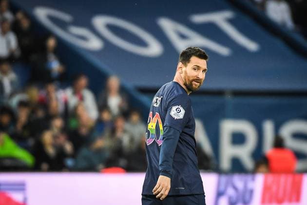 May 13, 2023, Paris, France, France: Lionel (Leo) MESSI of PSG during the Ligue 1 match between Paris Saint-Germain (PSG) and AC Ajaccio at Parc des Princes Stadium on May 13, 2023 in Paris, France. Paris France - ZUMAm308 20230513_zsp_m308_059 Copyright: xMatthieuxMirvillex