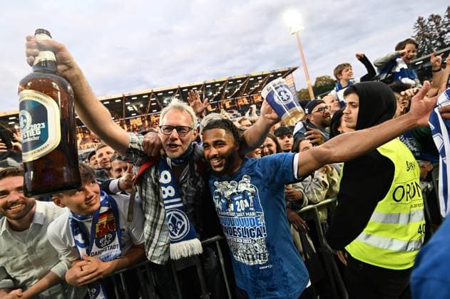 19 05 2023, xfux, Fussball 2 Bundesliga, SV Darmstadt 98 1 FC Magdeburg, emonline, emspor, v l Yassin Ben Balla SV Darmstadt 98 DFL DFB REGULATIONS PROHIBIT ANY USE OF PHOTOGRAPHS as IMAGE SEQUENCES and or QUASI VIDEO Licensing of the photographic work to SV Darmstadt 1898 e V and subsidiaries is not permitted NO release of or sale to SV Darmstadt 1898 e V Darmstadt
