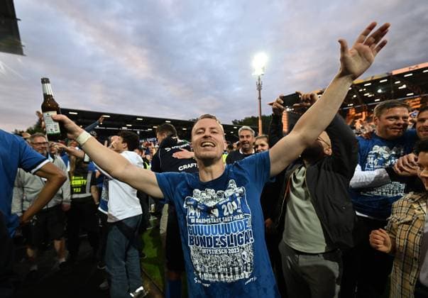19 05 2023, xfux, Fussball 2 Bundesliga, SV Darmstadt 98 1 FC Magdeburg, emonline, emspor, v l Fabian Holland SV Darmstadt 98 DFL DFB REGULATIONS PROHIBIT ANY USE OF PHOTOGRAPHS AS IMAGE SEQUENCES AND OR QUASI VIDEO Licensing of the photographic work to SV Darmstadt 1898 e V and subsidiaries is not permitted NO release of or sale to SV Darmstadt 1898 e V Darmstadt