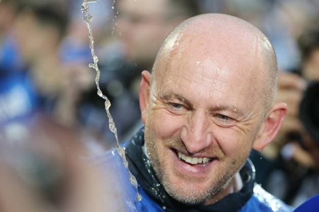 19 05 2023, xtvx, football 2 Bundesliga, SV Darmstadt 98 1 FC Magdeburg emspor, emonline, v l coach Torsten Lieberknecht SV Darmstadt 98 portrait after the match, after the match DFL DFB REGULATES PROHIBIT ANY USE OF PHOTOGRAPHS as IMAGE SEQUENCES and or QUASI VIDEO Darmstadt