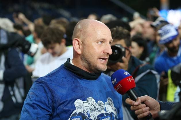 19 05 2023, xtvx, football 2 Bundesliga, SV Darmstadt 98 1 FC Magdeburg emspor, emonline, v l coach Torsten Lieberknecht SV Darmstadt 98 portrait after the match, after the match DFL DFB REGULATES PROHIBIT ANY USE OF PHOTOGRAPHS as IMAGE SEQUENCES and or QUASI VIDEO Darmstadt
