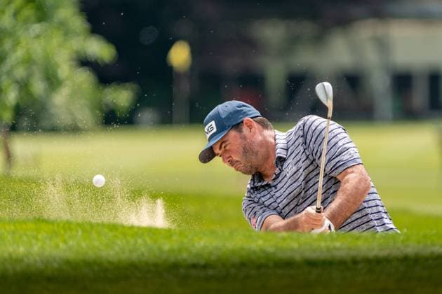 Sport Themen der Woche KW20 Sport Bilder des Tages GOLF - Riegler und Partner Legends FROHNLEITEN,AUSTRIA,20.MAY.23 - GOLF - Legends Tour, Riegler und Partner Legends, GC Murhof, final. Image shows Keith Horne (RSA).  GEPAxpictures xJohannesxFriedl