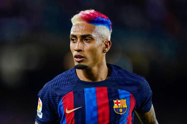 Sport Themen der Woche KW20 ESP: FC Barcelona, Barca Real Sociedad. La Liga Santander Raphael Dias Belloli Raphinha of FC Barcelona during the La Liga match between FC Barcelona and Real Sociedad played at Spotify Camp Nou Stadium on May 20, 2023 in Barcelona, Spain. kpng Copyright: xSergioxRuizx xPRESSINx PS_230520_005