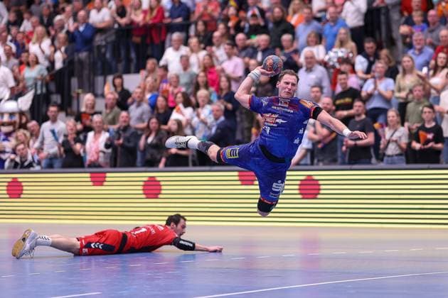 Tobias Heinzelmann HBW Balingen Weilstetten, 28 ¨¨HBW Balingen Weilstetten vs SG BBM Bietigheim, Handball, 2 Bundesliga, 35 Spieltag, Spielzeit 2022 2023, 20 05 2023, ¨¨ HBW Balingen Weilstetten vs SG BBM Bietigheim, Handball, 2 Bundesliga, 35 Spieltag, Spielzeit 2022 2023, 20 05 2023 Balingen Copyright: xEibner-Pressefoto ThomasxSchipsx EP_EER