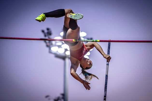 Sport Themen der Woche KW20 Sport Bilder des Tages 6. Koelner Flutlichtspringen; Koeln, 20.05.2023 Annika Roloff (MTV 49 Holzminden); 6. Koelner Flutlichtspringen am 20.05.2023 im Netcologne-Stadion, Koeln (Nordrhein-Westfalen). *** 6 Cologne floodlight jumping Cologne, 20 05 2023 Annika Roloff MTV 49 Holzminden 6 Cologne floodlight jumping Cologne, 20 05 2023 Netcologne Stadium, Cologne North Rhine Westphalia Copyright: xBEAUTIFULxSPORTS AxelxKohringx