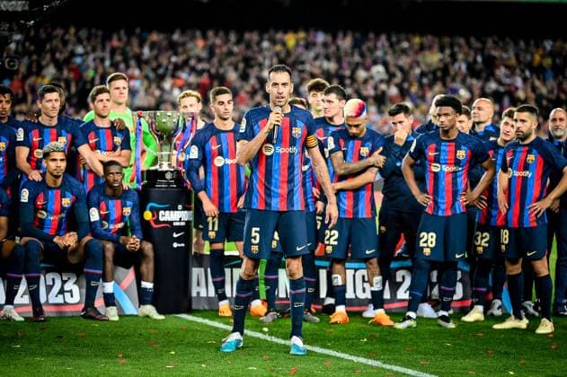 Bilder des Jahres 2023, Sport 05 Mai Sport Themen der Woche KW20 Sport Bilder des Tages Sergio Busquets FC Barcelona, Barca during a La Liga Santander match between FC Barcelona and Real Sociedad at Spotify Camp Nou, in Barcelona, Spain on May 20, 2023. (Photo Felipe Mondino) *** Sergio Busquets FC Barcelona during a La Liga Santander match between FC Barcelona and Real Sociedad at Spotify Camp Nou, in Barcelona, Spain on May 20, 2023 Photo Felipe Mondino Copyright: x@FELIPExMONDINOx