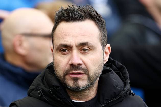 Mandatory Credit: Photo by James Marsh Shutterstock (13920103s) Brighton and Hove Albion Manager Roberto De Zerbi. Brighton & Hove Albion v Southampton, Premier League, Football, American Express Community Stadium, Brighton, UK - 21 May 2023 EDITORIAL USE ONLY No use with unauthorised audio, video, data, fixture lists, club league logos or live services. Online in-match use limited to 120 images, no video emulation. No use in betting, games or single club league player publications. Brighton & Hove Albion v Southampton, Premier League, Football, American Express Community Stadium, Brighton, UK - 21 May 2023 EDITORIAL USE ONLY No use with unauthorised audio, video, data, fixture lists, club league logos or live services. Online in-match use limited to 120 images, no video emulation. No use in betting, games or single club league player publications.  Copyright: xJamesxMarsh Shutterstockx 13920103s