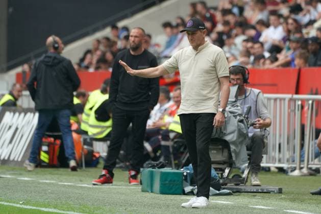 Philippe Montanier (entraineur de Toulouse) FOOTBALL : OGC Nice vs Toulouse - Ligue 1 Uber Eats - Nice - 21 05 2023 NorbertScanella Panoramic 