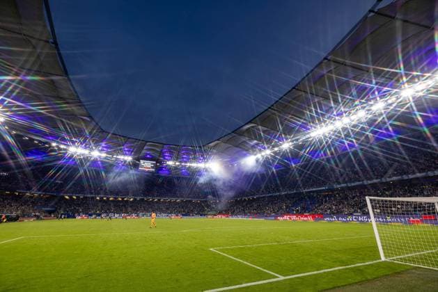 Hamburg, 20 May 2023 Football, 2 Bundesliga 2022 23, Hamburger SV SpVgg Greuther Fürth Overview of Hamburg Volksparkstadion, home ground of HSV DFL REGULATIONS PROHIBIT ANY USE OF PHOTOGRAPHS AS IMAGE SEQUENCES AND OR QUASI VIDEO
