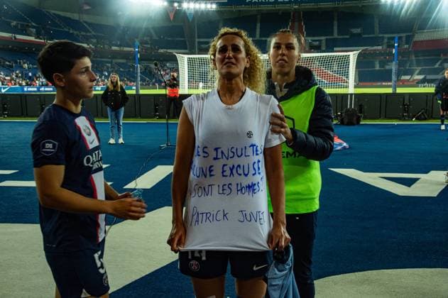 Bilder des Jahres 2023, Sport 05 Mai Sport Themen der Woche KW20 Sport Bilder des Tages Kheira Hamraoui (PSG) FOOTBALL : PSG vs OL - D1 Arkema - JournÃ e 21 - 21 05 2023 BaptisteAutissier Panoramic 