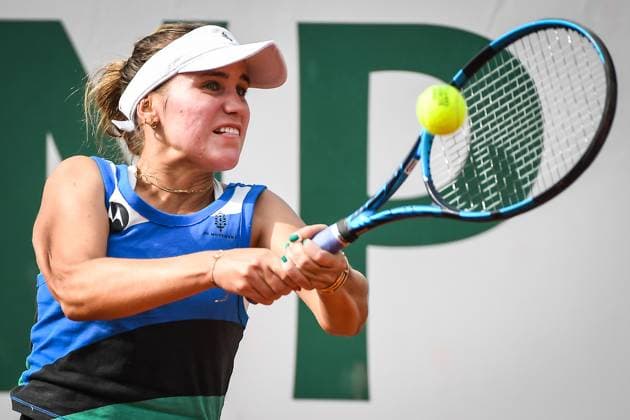 May 22, 2023, Paris, France, France: Sofia KENIN of United States during the first day of qualifying of Roland-Garros 2023, French Open 2023, Grand Slam tennis tournament at the Roland-Garros Stadium on May 22, 2023 in Paris, France. Paris France - ZUMAm308 20230522_zsp_m308_026 Copyright: xMatthieuxMirvillex